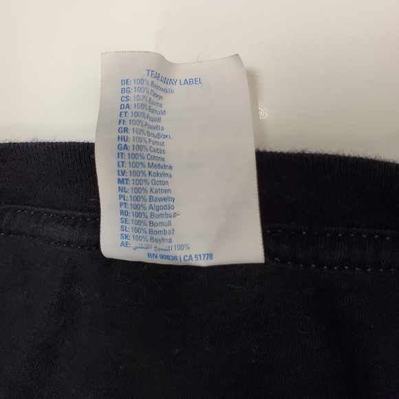 Port & Company "Cat Uncle" t-shirt, black,  size L, cotton, cat with sunglasses. - Picture 4 of 10